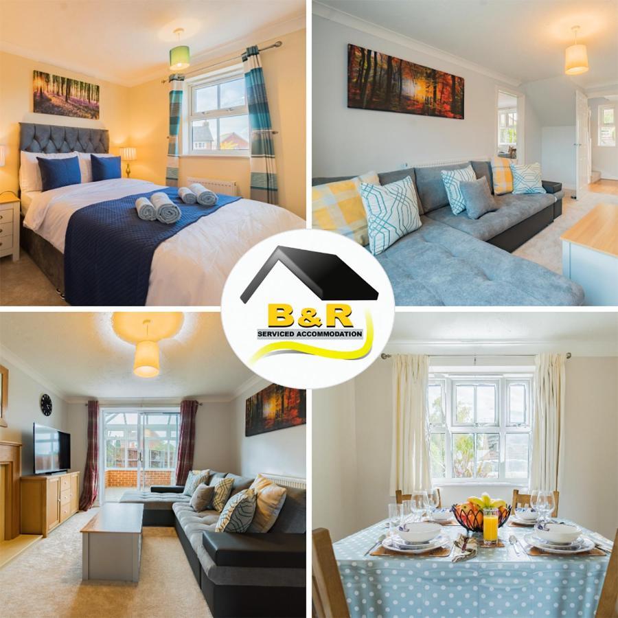 Javelin House- B And R Serviced Accommodation Amesbury, 3 Bed Detached House With Free Parking, Super Fast Wi-Fi And 4K Smart Tv エクステリア 写真